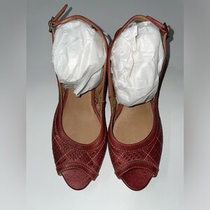 PIKOLINOS Peep Toe Heels Size 6.5 US/37 EU